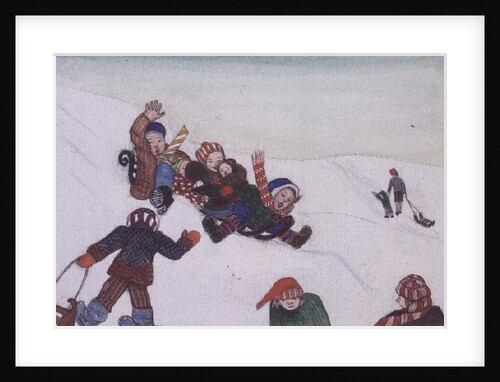 Tobogganing by Gillian Lawson
