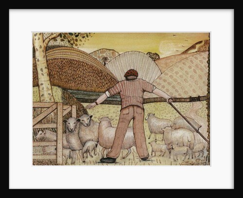 Shepherd, 1985 by Gillian Lawson