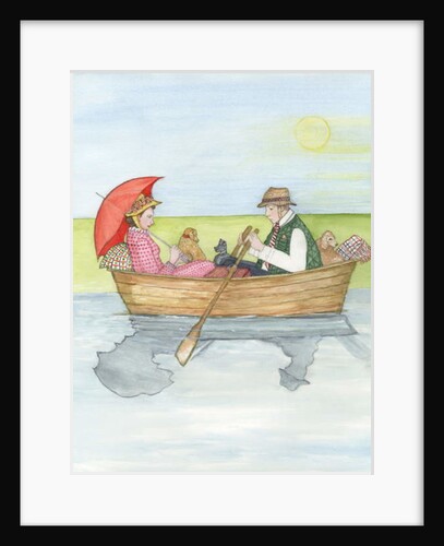 On the River, 2018 by Gillian Lawson