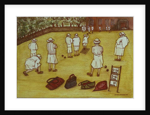 Bowling, 1988 by Gillian Lawson