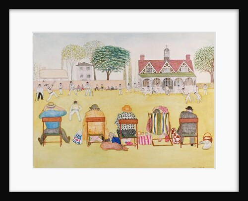 The Cricket Match, 1989 by Gillian Lawson