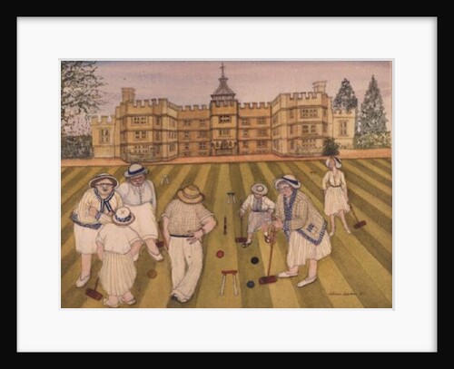 The Croquet Match by Gillian Lawson