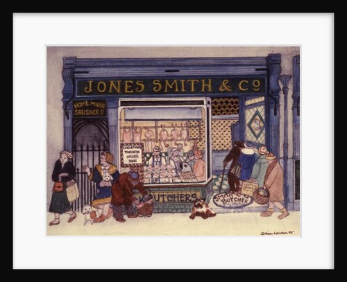 Jones Smith & Co., Butcher's Shop by Gillian Lawson