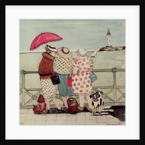 At the Seaside, 1987 by Gillian Lawson