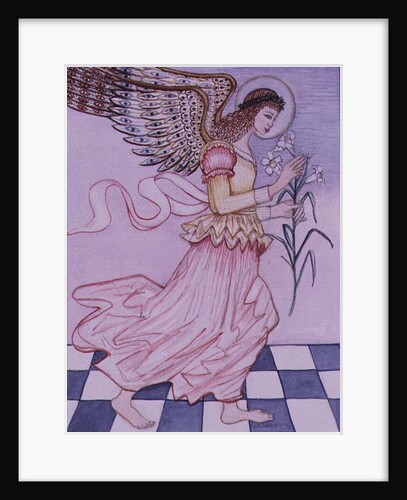 Angel with tiger lily, 1995 by Gillian Lawson