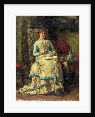 Woman in an Interior, c.1880 by Alfred Emile Stevens