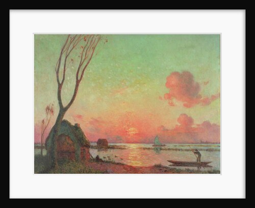 Sunset in Grande Briere, c.1910 by Fernand Loyen du Puigaudeau