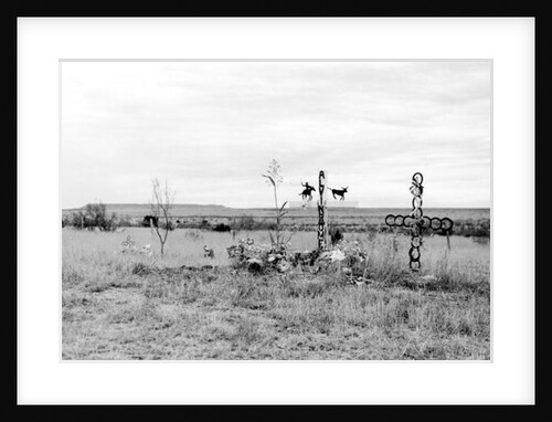 Road Memorial, New Mexico, 2006 by James Galloway