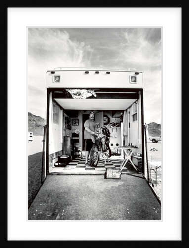 Dude and His Dog, Nevada, 2006 by James Galloway
