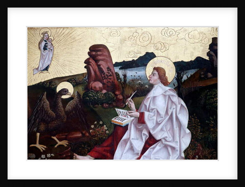 Saint John on Patmos by Martin Schongauer