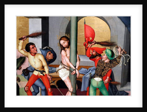 Passion of Christ, The Flagellation by Martin Schongauer