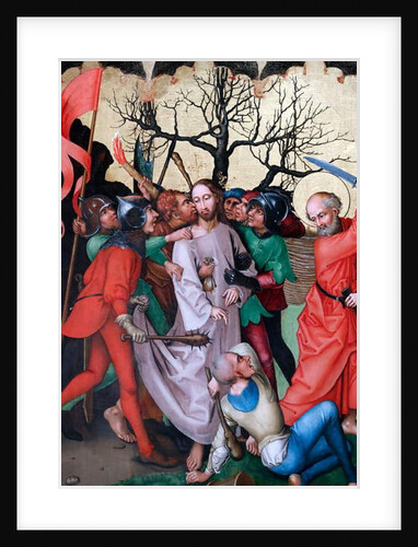 The kiss of Judas by Martin Schongauer