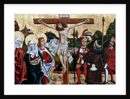 The crucifixion by Martin Schongauer