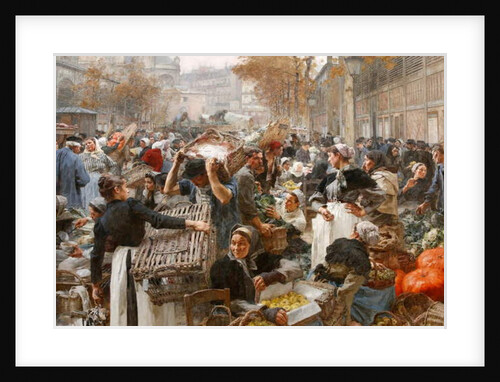 Les Halles, 1895 by Leon Augustin Lhermitte
