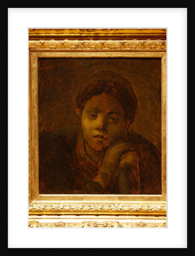 Tête de paysanne, étude, 1872 by Jean-Francois Millet