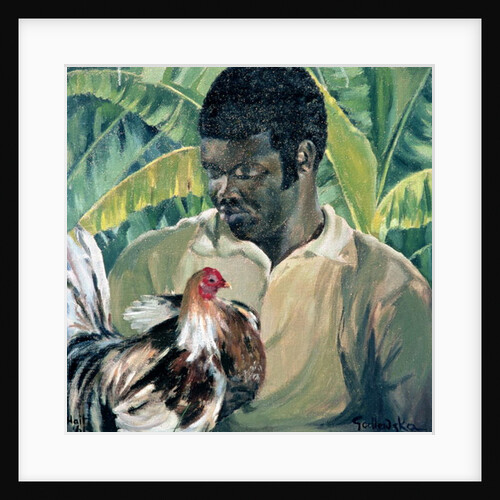 Abel with Fighting Cock, 1961 by Izabella Godlewska de Aranda