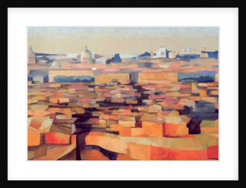 Rome, View from the Spanish Academy on the Gianicolo, Dusk, 1968 by Izabella Godlewska de Aranda