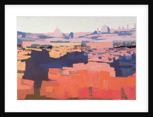 Rome, View from the Spanish Academy on the Gianicolo, Sunset, 1968 by Izabella Godlewska de Aranda