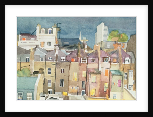 View from Rear Window of 48 Chester Square, SW1, 1982 by Izabella Godlewska de Aranda