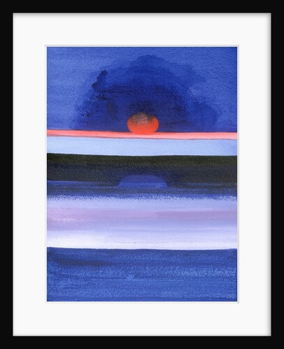 Seascape, Sunset, Helsinki, 1991 by Izabella Godlewska de Aranda
