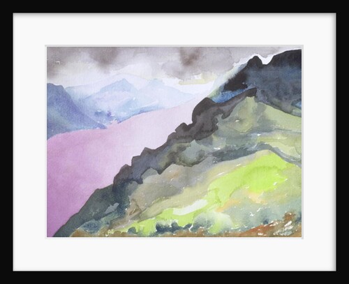 Loch Ness from Glendoe Lodge, 1995 by Izabella Godlewska de Aranda