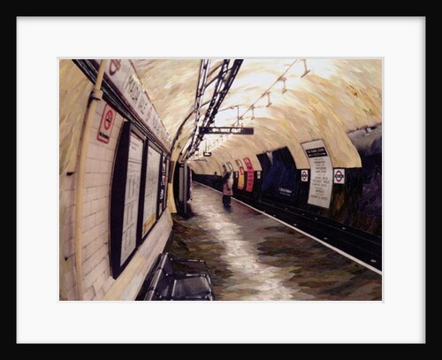 Waiting for a Train Going South, 1998 by Ellen Golla