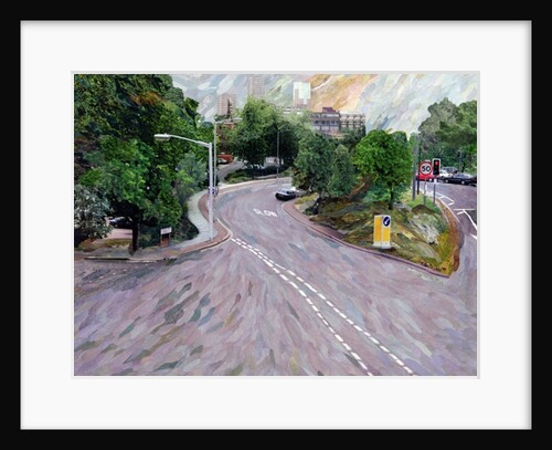 View from a Flyover, 1997 by Ellen Golla