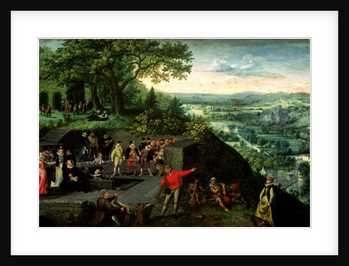 Rudolf II and the Drunkard, 1593 by Lucas van Valckenborch
