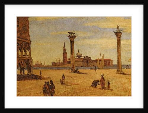Piazzetta di San Marco, Venice, 1828-34 by Jean Baptiste Camille Corot
