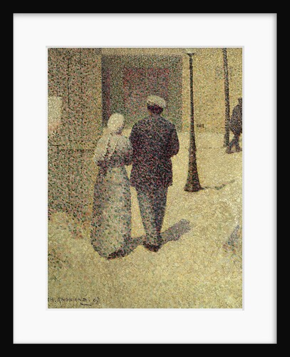 A Couple in the Street, 1887 by Charles Angrand