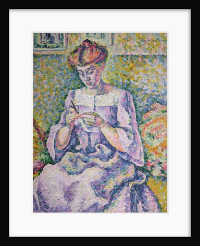 Woman Crocheting, 1908 by Lucie Cousturier
