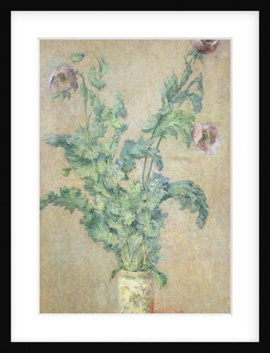 Purple Poppies by Claude Monet