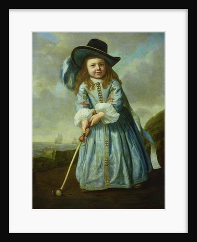 Child Playing Golf by Aelbert Cuyp