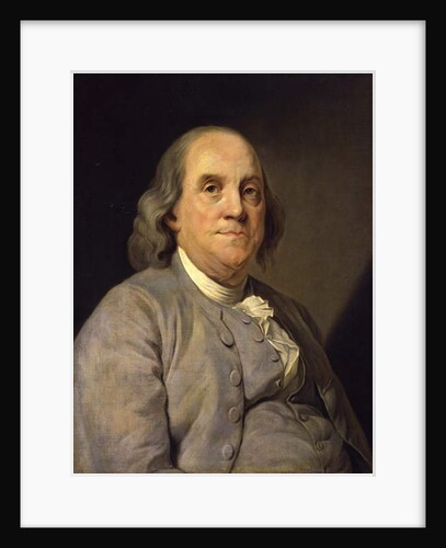 Portrait of Benjamin Franklin, 1783 by Joseph Siffred (after) Duplessis