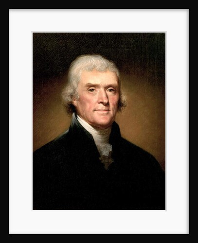 Portrait of Thomas Jefferson, 1853 by Rembrandt Peale