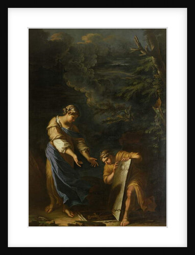 Theseus Lifting the Stone by Salvator Rosa