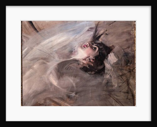 Half Length of Young Woman lying down, 1901 by Giovanni Boldini