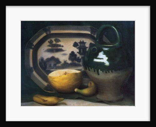 Still life with melon, 1908 by Mark Gertler