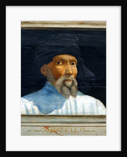 Cassone with 5 portraits of the Masters of the Florentine Renaissance by Anonymous