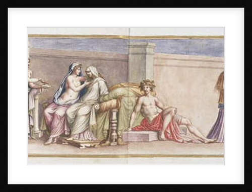 Ms Gen 1496 Plate XLI Aldobrandini Wedding, 1674 by Pietro Santi Bartoli