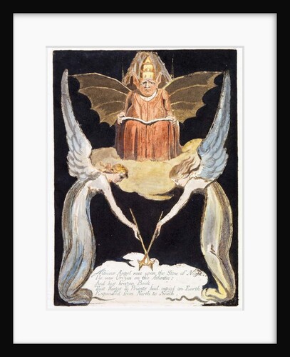Illustration from 'Europe: a Prophecy', Lambeth, 1794 by William Blake