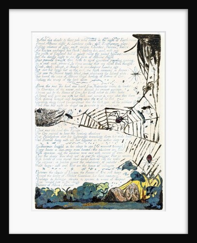 Illustration from 'Europe: a Prophecy', Lambeth, 1794 by William Blake