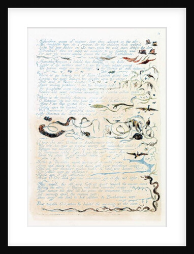Illustration from 'Europe: a Prophecy', Lambeth, 1794 by William Blake