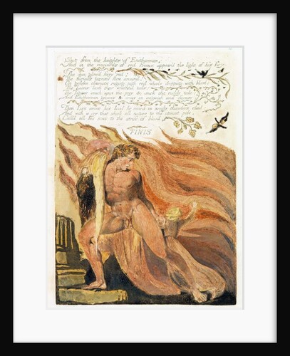 Illustration from 'Europe: a Prophecy', Lambeth, 1794 by William Blake