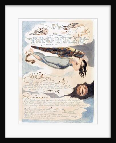 Illustration from 'Europe: a Prophecy', Lambeth, 1794 by William Blake