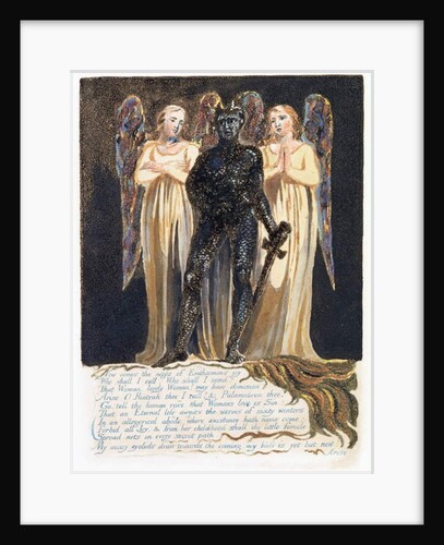 Illustration from 'Europe: a Prophecy', Lambeth, 1794 by William Blake