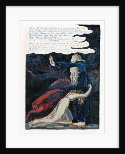 Illustration from 'Europe: a Prophecy', Lambeth, 1794 by William Blake