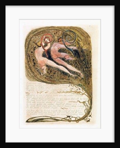 Illustration from 'Europe: a Prophecy', Lambeth, 1794 by William Blake