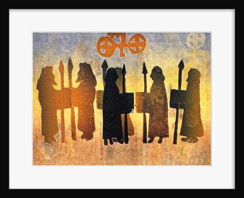 Border Picts, 2000 by Gloria Wallington