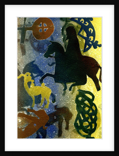 Pictish Horsemen by Gloria Wallington